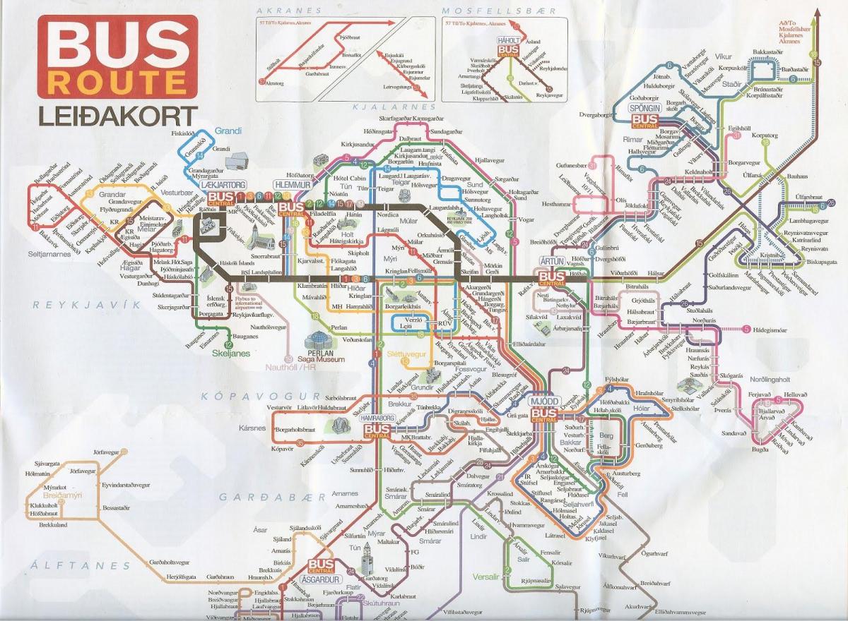 Севиља автобус на маршрутата на мапата