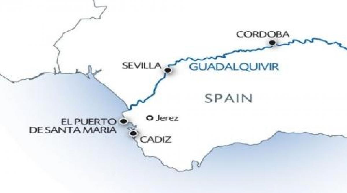 guadalquivir мапа