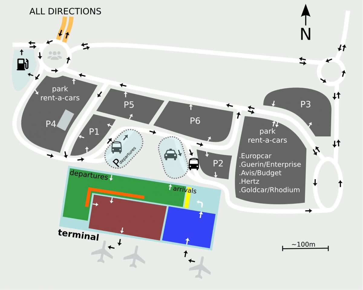 Sevilla аеродром мапа