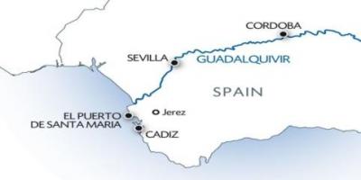 Guadalquivir мапа
